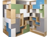 Modne półki modułowe Tetris